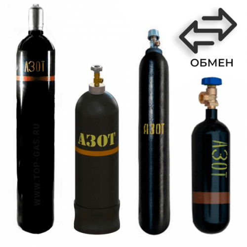 Обмен азотных баллонов в Семеновской